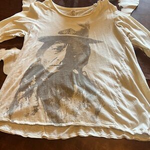 Magnolia Pearl Sitting Bull Tee with 3/4 Sleeves